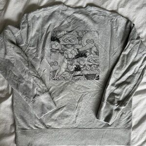 KAWS x Sesame Street x Uniqlo UT XX Grey Sweatshirt Size L